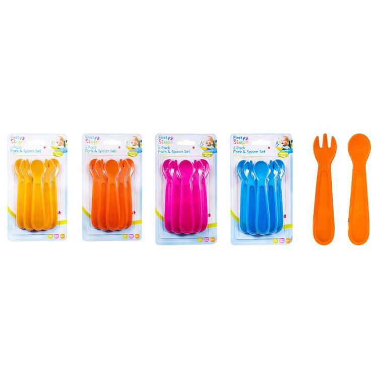 Picture of FS675: 6 PACK SPOON & FORK SET